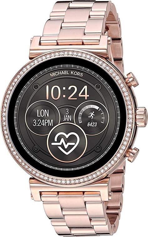 michael kors sofie smartwatch gold|michael kors touchscreen smartwatch.